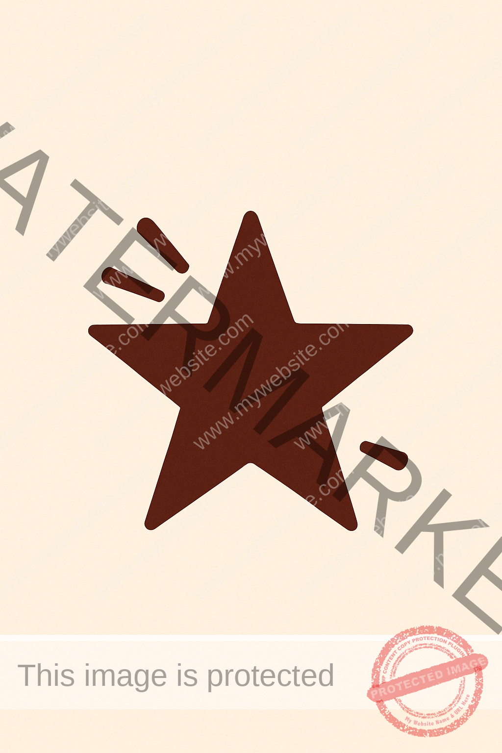 Estrella con rayos de brillo